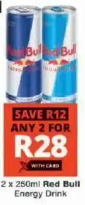 Checkers Red Bull Energy Drink offer
