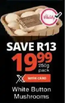 Checkers White Button Mushrooms offer