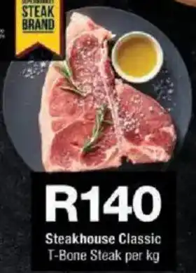 Checkers Steakhouse Classic T-Bone Steak offer