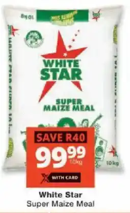 Checkers White Star Super Maize Meal offer