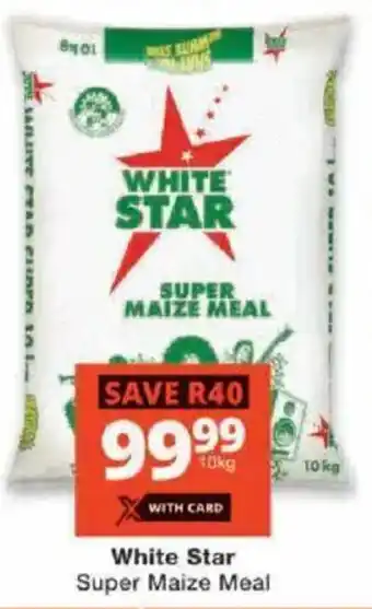 Checkers White Star Super Maize Meal offer
