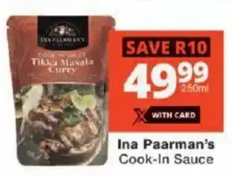 Checkers Ina Paarman's Cook-In Sauce offer