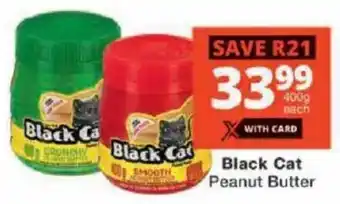 Checkers Black Cat Peanut Butter offer