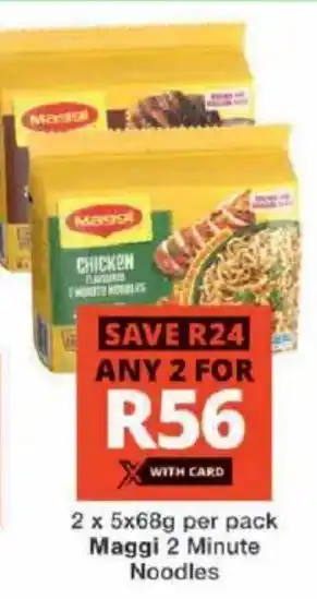 Checkers Maggi 2 Minute Noodles offer