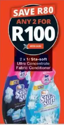 Checkers Sta-soft Ultra Concentrate Fabric Conditioner offer