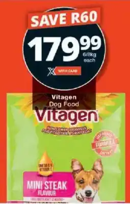 Checkers Vitagen Dog Food offer