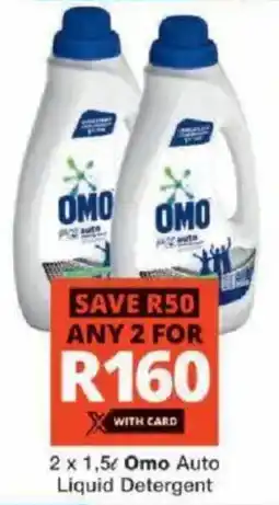 Checkers Omo Auto Liquid Detergent offer