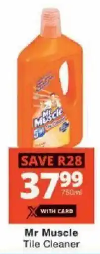 Checkers Mr Muscle Tile Cleaner offer