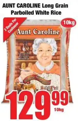 Boxer AUNT CAROLINE Long Grain Parboiled White Rice offer