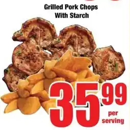 Boxer Grilled Pork Chops With Starch offer