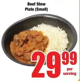 Boxer Beef Stew Plate offer