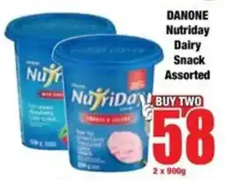 Boxer DANONE Nutriday Dairy Snack Assorted offer