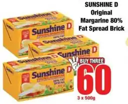 Boxer Sunshine D Original Margarine 80% Fat Spread Brick offer