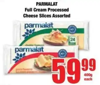 Boxer PARMALAT Full Cream Processed Cheese Slices Assorted offer
