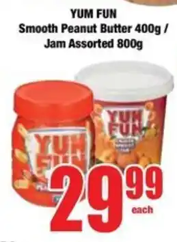 Boxer YUM FUN Smooth Peanut Butter/ Jam Assorted offer