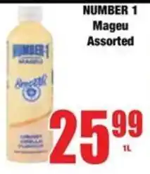 Boxer NUMBER 1 Mageu Assorted offer