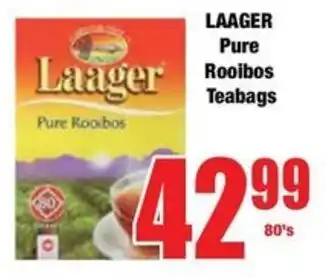Boxer LAAGER Pure Rooibos Teabags offer
