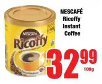 Boxer NESCAFÉ Ricoffy Instant Coffee offer