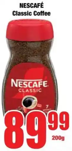 Boxer NESCAFÉ Classic Coffee offer