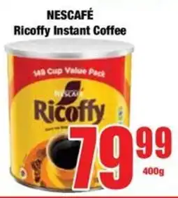 Boxer NESCAFÉ Ricoffy Instant Coffee offer
