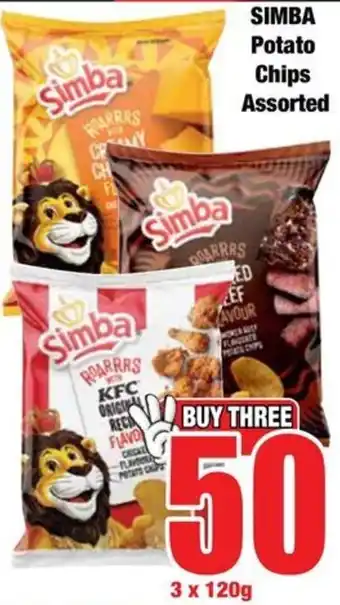 Boxer SIMBA Potato Chips Assorted offer