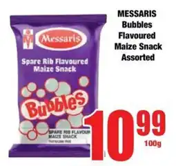 Boxer MESSARIS Bubbles Flavoured Maize Snack Assorted offer