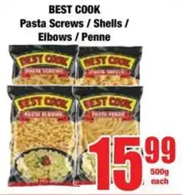 Boxer BEST COOK Pasta Screws/ Shells/ Elbows/ Penne offer