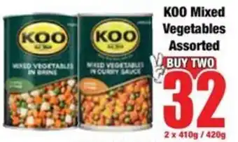 Boxer KOO Mixed Vegetables Assorted offer