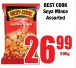Boxer BEST COOK Soya Mince Assorted offer