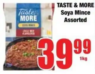 Boxer TASTE & MORE Soya Mince Assorted offer