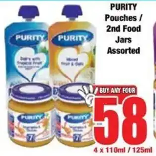 Boxer PURITY Pouches/ 2nd Food Jars Assorted offer