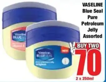 Boxer VASELINE Blue Seal Pure Petroleum Jelly Assorted offer