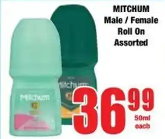 Boxer MITCHUM Male/ Female Roll On Assorted offer