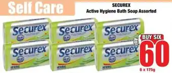 Boxer SECUREX Active Hygiene Bath Soap Assorted offer