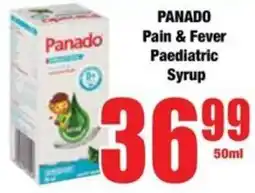 Boxer PANADO Pain & Fever Paediatric Syrup offer