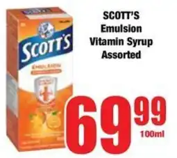 Boxer SCOTT'S Emulsion Vitamin Syrup Assorted offer