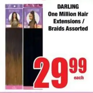 Boxer DARLING One Million Hair Extensions/ Braids Assorted offer