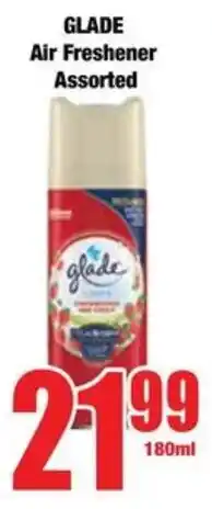 Boxer GLADE Air Freshener Assorted offer