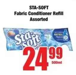 Boxer STA-SOFT Fabric Conditioner Refill Assorted offer