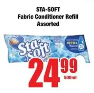 Boxer STA-SOFT Fabric Conditioner Refill Assorted offer