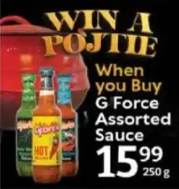 Oxford Freshmarket G Force Assorted Sauce offer