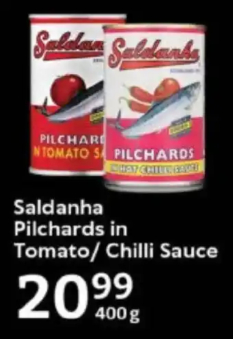 Oxford Freshmarket Saldanha Pilchards in Tomato/ Chilli Sauce offer