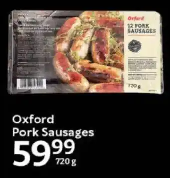 Oxford Freshmarket Oxford Pork Sausages offer