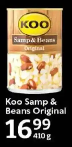 Oxford Freshmarket Koo Samp & Beans Original offer