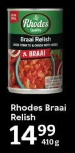 Oxford Freshmarket Rhodes Braai Relish offer