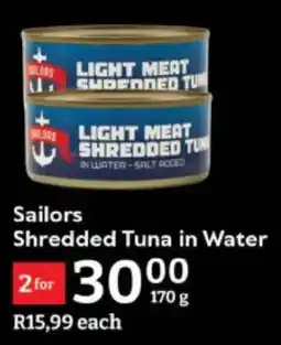 Oxford Freshmarket Sailors Shredded Tuna in Water offer