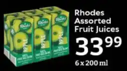 Oxford Freshmarket Rhodes Assorted Fruit Juices offer