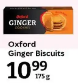 Oxford Freshmarket Oxford Ginger Biscuits offer