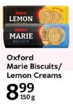 Oxford Freshmarket Oxford Marie Biscuits/ Lemon Creams offer