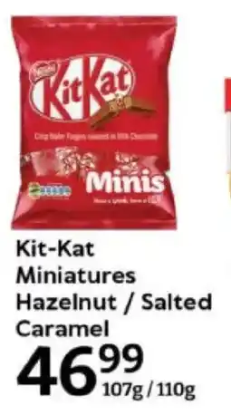 Oxford Freshmarket Kit-Kat Miniatures Hazelnut/ Salted Caramel offer